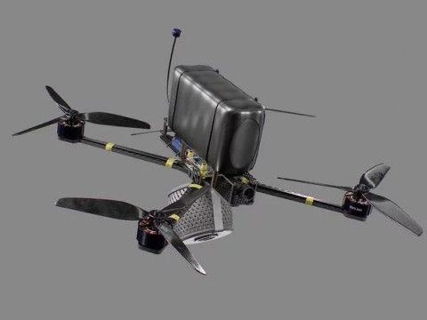 FPV Drone 7 Inches Modelo 3D