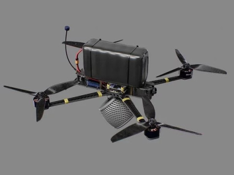 FPV Drone 7 Inches Modelo 3D