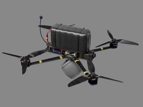 FPV Drone 7 Inches 3D Model