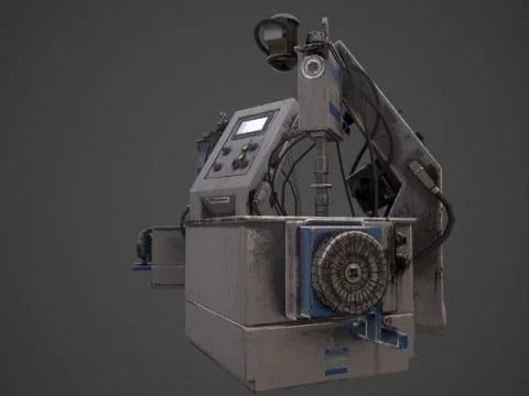 Computador Industrial Modelo 3D