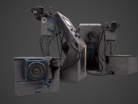 Industrial Computer 3D Модель