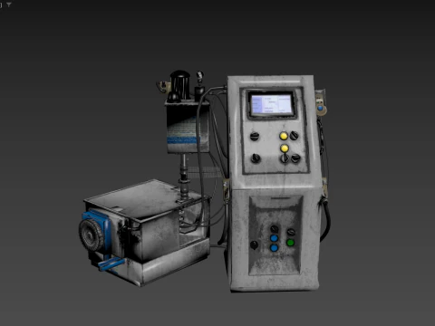 Industrial Computer 3D Model