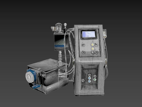Industrial Computer 3D Model