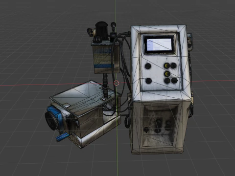 Industrial Computer 3D Model