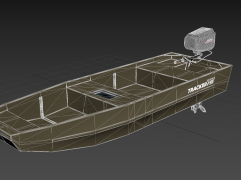 Fishing Boat 3D Model