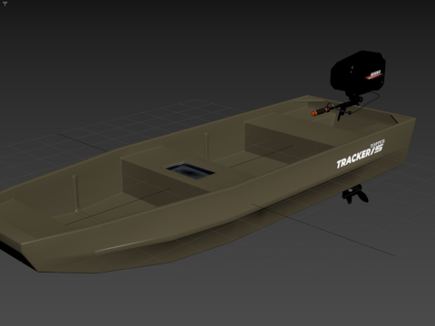 Fishing Boat 3D Model