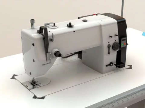 Sewing Machine Industrial 3D Model