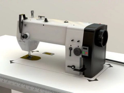 Sewing Machine Industrial 3D Model