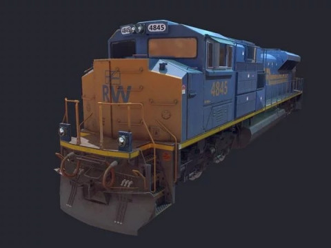 EMD-SD70ACe Locomotion Modelo 3D