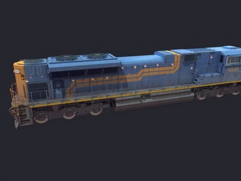 EMD-SD70ACe Locomotion Modelo 3D