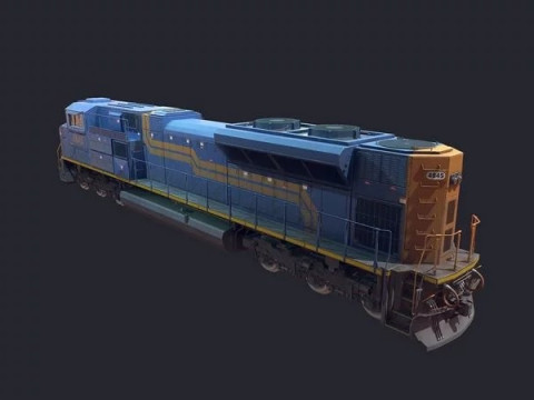 EMD-SD70ACe Locomotion Modelo 3D