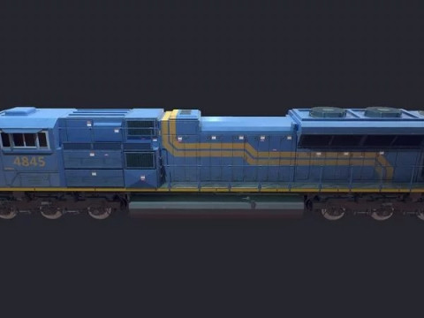 EMD-SD70ACe Locomotion Modelo 3D