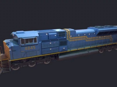 EMD-SD70ACe Locomotion Modelo 3D