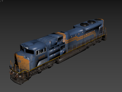 EMD-SD70ACe Locomotion Modelo 3D