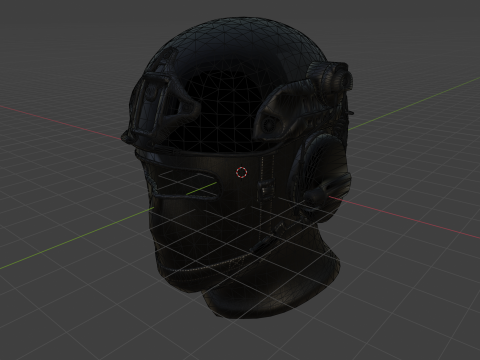 Tactical Helmet Model 3D
