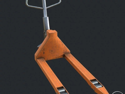 Hand Pallet Truck Transpalet 3D Model