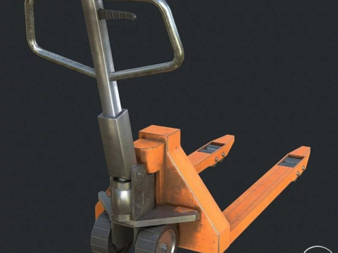 Hand Pallet Truck Transpalet 3D Model