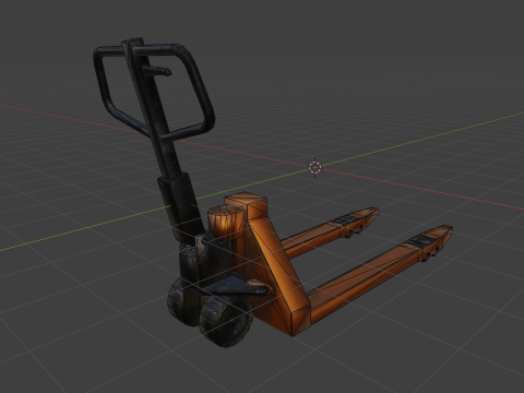 Hand Pallet Truck Transpalet 3D Model