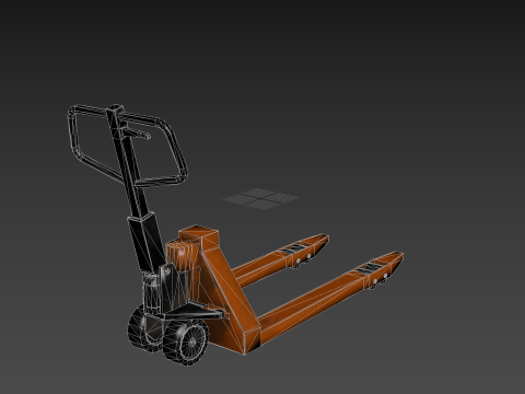 Hand Pallet Truck Transpalet 3D Model