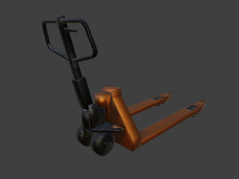 Hand Pallet Truck Transpalet 3D Model