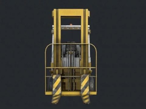 Forklift Industrial Truck Modelo 3D