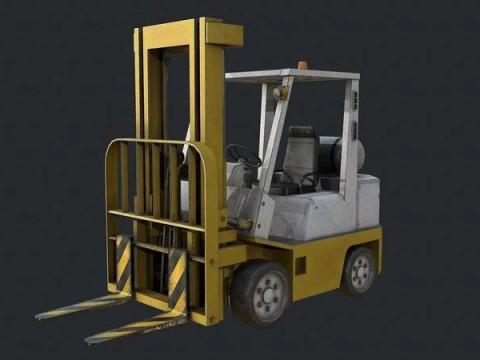 Forklift Industrial Truck Modelo 3D