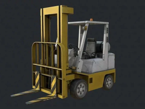 Forklift Industrial Truck 3D Model
