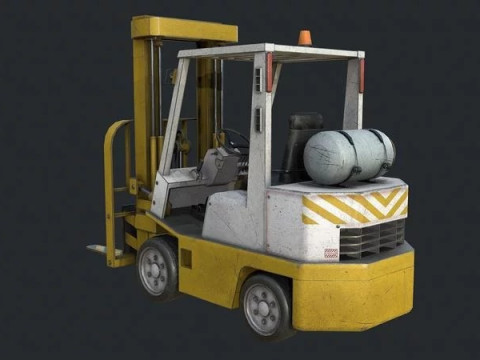 Forklift Industrial Truck Modelo 3D