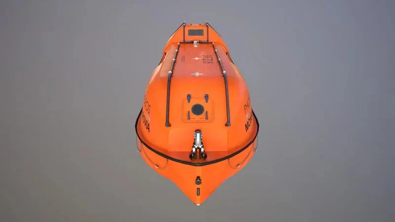 Lifeboat Type JYN85 3D Model .c4d .max .obj .3ds .fbx .stl .blend 