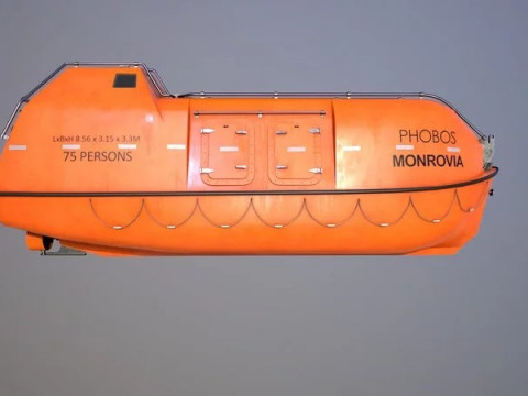 Lifeboat Type JYN85 3D Модель