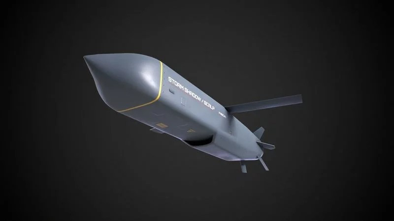 Long-range air-launched cruise missile Storm Shadow SCALP EG 3D Model .c4d .max .obj .3ds .fbx .stl .blend