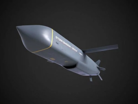 Long-range air-launched cruise missile Storm Shadow SCALP EG 3D Modell