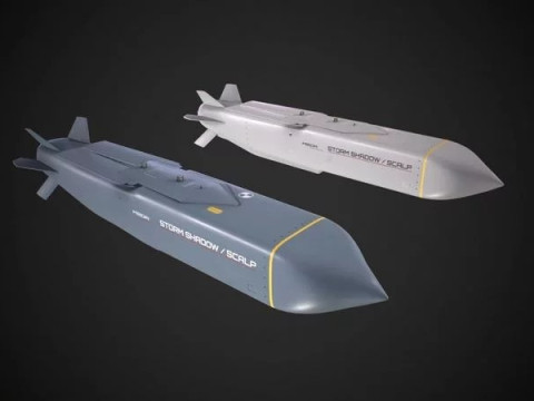 Long-range air-launched cruise missile Storm Shadow SCALP EG 3D Model