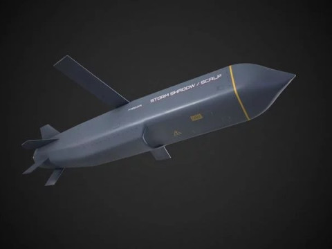 Long-range air-launched cruise missile Storm Shadow SCALP EG 3D Model