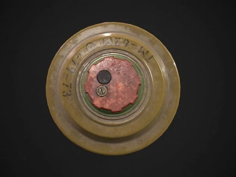 Soviet anti-tank blast landmine TM-62M Modelo 3D
