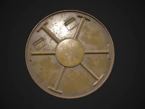Soviet anti-tank blast landmine TM-62M 3D Model
