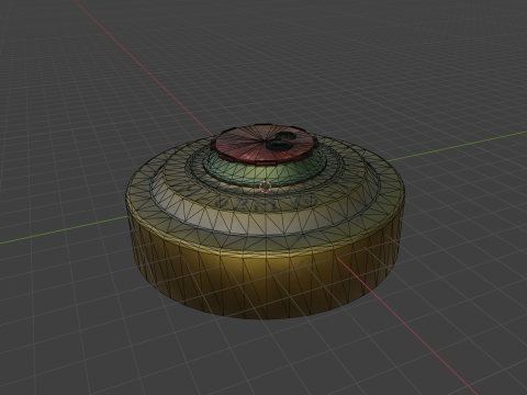 Sovyet tanksavar patlayıcı mayın TM-62M 3D Model