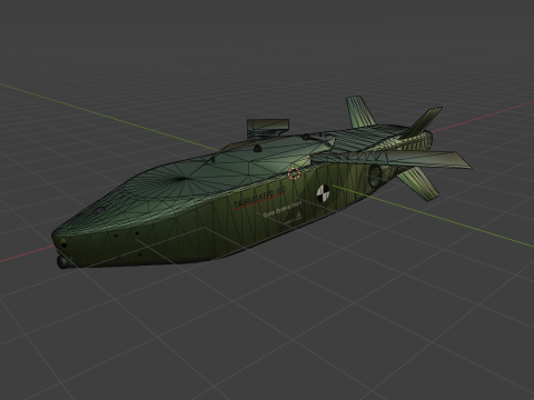 Taurus cruise missile 3D 模型