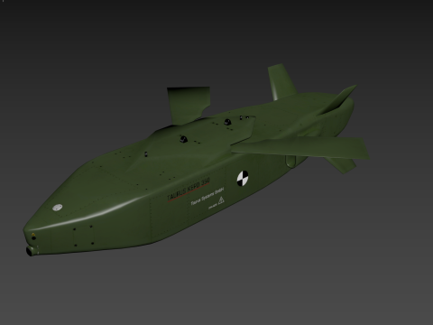 Taurus cruise missile 3D 模型