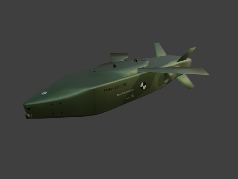 Taurus cruise missile 3D 模型