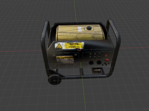 Electric Generator 3D Model