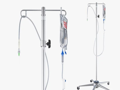 IV Stand Bag Modelo 3D