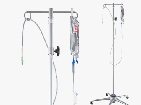 IV 스탠드 백 3D 모델