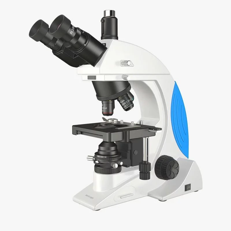 Optical Microscope 3D Model .c4d .max .obj .3ds .fbx .stl .blend 