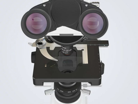 Optical Microscope 3D Модель