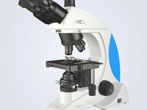 Optical Microscope 3D Model