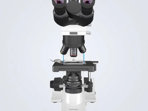 Optical Microscope 3D Model