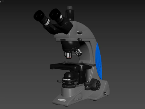 Optical Microscope 3D Model
