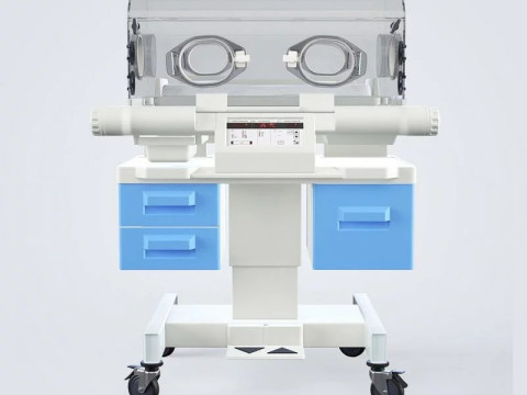 Medical Infant Incubator 3D Model
