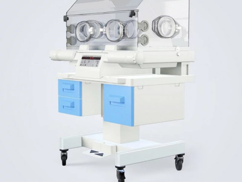 Medical Infant Incubator 3D Modell